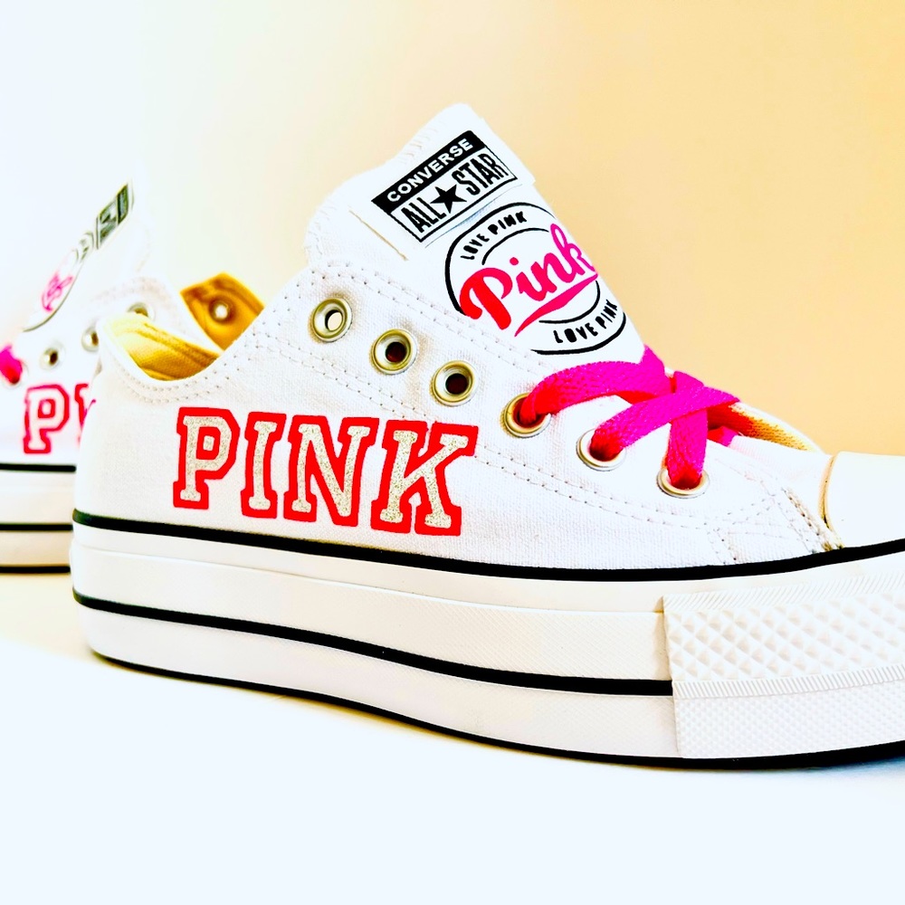 Victoria’s Secret pink converse